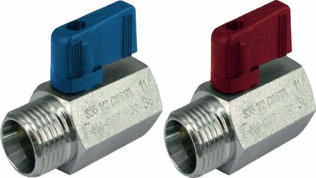 Ball Valve, Mini - Male x Female