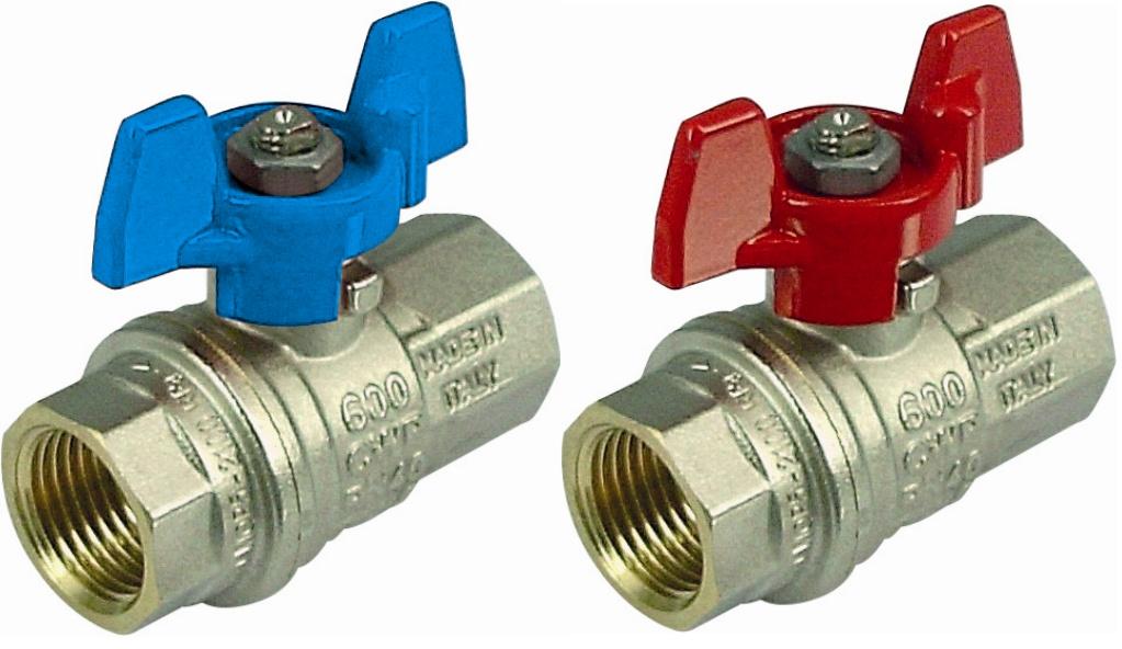 Ball Valve, T-Handle - Female x Female