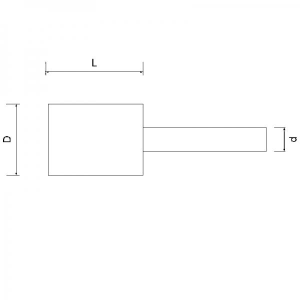 Felt Bobs Cylindrical