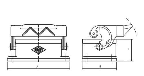 Panel Mount Base, Single Lever